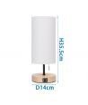 Tre bordlampe E27, 24