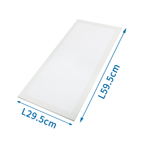 Aigostar LED Panel 60W - 60x30cm, Hvit Ramme, Rektangulær, Nøytral Hvit 4000K