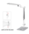 LED Bordlampe, 9W, 6500-3000K, Sølv - Berøringsdemping