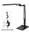LED-bordlampe - Lys Svart, 9W 6500-3000K (Berøringsdemping)