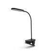 Svart LED Klemlampe med Stikk