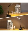 Svart LED Klemlampe med Stikk