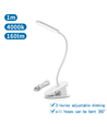 Oppladbar Hvit LED Klip-Lampe
