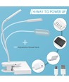 Oppladbar Hvit LED Klip-Lampe
