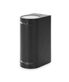 Vegglampe B-06 IP54 GU10 Dobbel - Sort - Rund (Pære Ikke Inkludert)