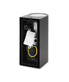 Vegglampe B-06 IP54 GU10 Dobbel - Sort - Rund (Pære Ikke Inkludert)