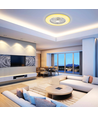 LED takvifte lampe 60W, 3000K-6500K, med fjernkontroll