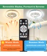 LED takvifte lampe 60W, 3000K-6500K, med fjernkontroll