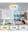 LED takvifte lampe 60W, 3000K-6500K, med fjernkontroll