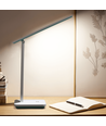LED Avtakbar Bordlampe - Plugginn-Type, Hvit med Grønn På-Indikator