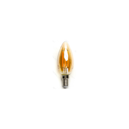Bluetooth Mesh Smart Filament pære C35 E14 - 4,5W CCT Ravfarget - Med Fjernkontroll, Dobbel Pakke