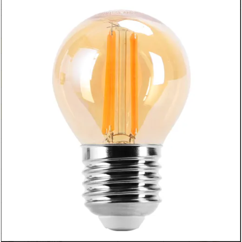 Bluetooth Mesh Smart Filament pære G45 E27 - 4.5W CCT Amber - 6 Stk. inkl. Fjernkontroll