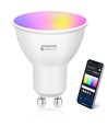 Bluetooth Mesh Smart LED-pære GU10 6,5W RGB+CCT - 2-pakke