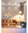 Bluetooth Mesh Smart LED-pære GU10 6,5W RGB+CCT - 2-pakke