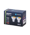 Bluetooth Mesh Smart LED-pære GU10 6,5W RGB+CCT - 2-pakke