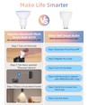 Bluetooth Mesh Smart LED-pære GU10 6,5W RGB+CCT - 2-pakke