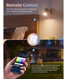 Bluetooth Mesh Smart LED-pære GU10 6,5W RGB+CCT - 2-pakke