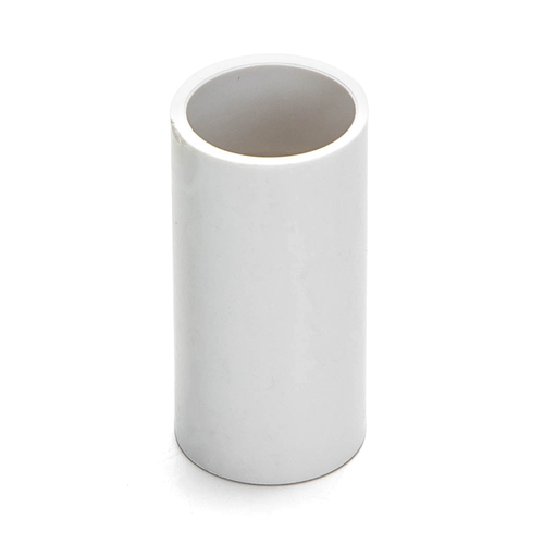 PVC Elektrisk Rørsammenføyning - 20mm, 4stk - Hvit
