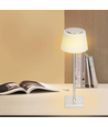 LED Bordlampe - 4W - CCT(3000-5000K) - Touchdemping - IP54 - Sølv
