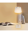 LED BORDLAMPE - 4W RGB+CCT (3000-5000K) (Touch-demping) IP54/SØLV