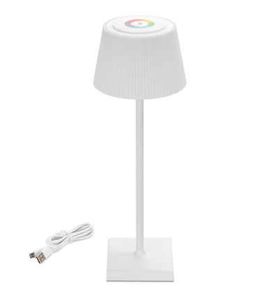 LED BORDLAMPE - 4W RGB+CCT(3000-5000K) Berøringsdemping IP54/HVIT