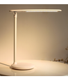 LED skrivebordslampe (rund base) oppladbar type - hvit/online