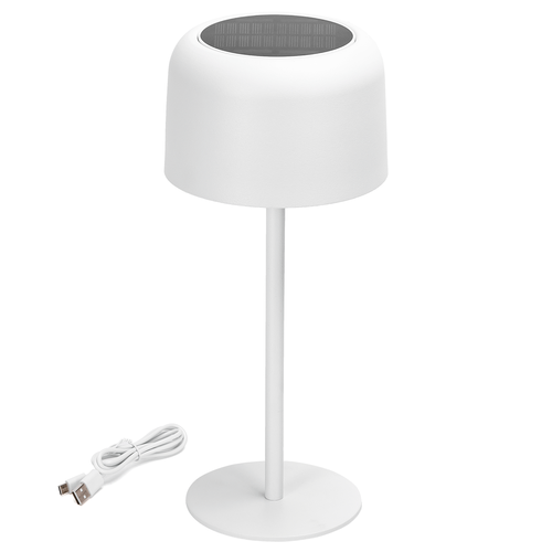 Soloppladbar Bordlampe - 3,4W 3000K (TouchDemping) IP54 / Hvit