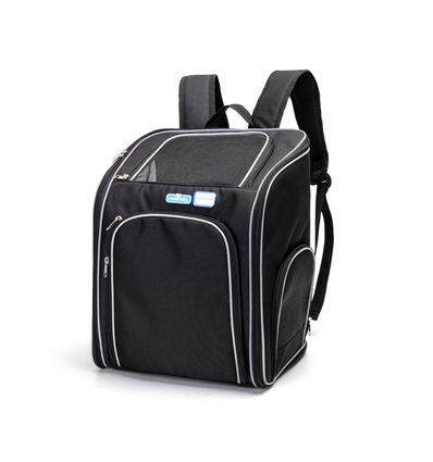 PET EXTENSION RYGGSEKK - L32*B30*H42CM - SORT GRÅ