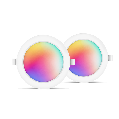 BLUETOOTH MESH SMART LED E6 - LED BAKBELYST Innbyggingsspot 3W RGB+CCT/8 stk