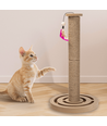 Fjærkatter-tre - Rundt L30*B30*H55CM brun