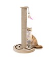 Fjærkatter-tre - Rundt L30*B30*H55CM brun