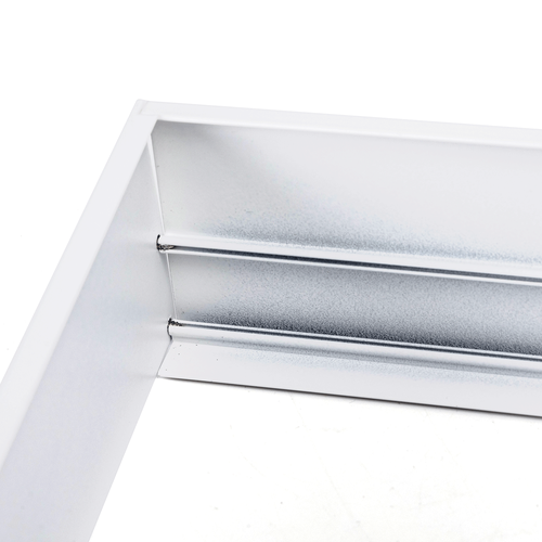 Hvit ramme til 60x60cm bakbelyst panel - H:68mm