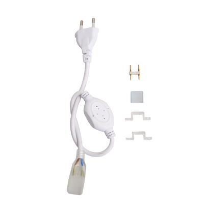 LED-stripe 220V Enkeltfarget - Tilkoblingsstykke
