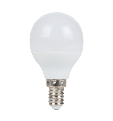 Outlet: Aigostar LED-lampe A5 G45 6W, E14 sokkel - 4000K, 500lm, erstatter 42W, sett med 5 stykker