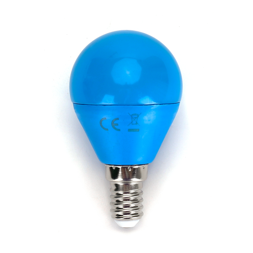 LED A5 G45 - Stor Spredning - E14 4W – Blått Lys