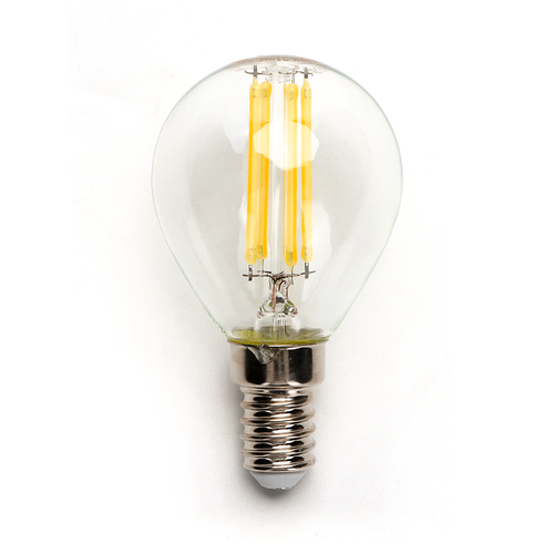 LED Filament pære G45 E14 4W - 2700K, Klar