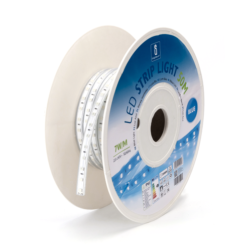 Integrert Krets LED-Streifen 5050-60, 10mm, Blå, 50m