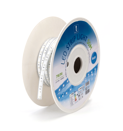 Integrert Krets LED-Streifen 5050-60, 10mm, Blå, 50m