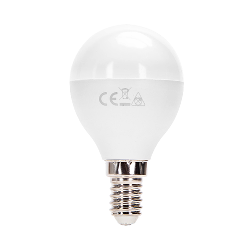LED A5 G45 - E14 10W 3000K Bred Spredning