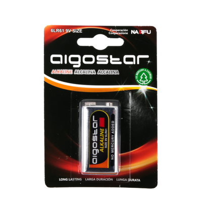 Alkalisk Batteri 6LR61 9V - 1 stk