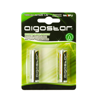 Oppladbart batteri AA 1600mAh 1,2V