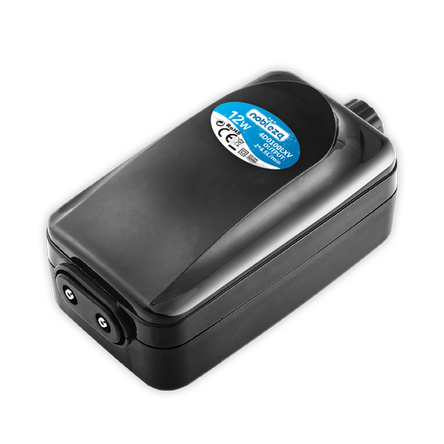 Super Støyte Lav Luft Pumpe - 12W, 2x4.5L/min, L17.5xW9xH8.5cm