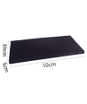 Biokjemisk filtervatt - 50L x 30B x 3H cm - Sort