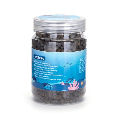 Svarte Natursteiner (Profesjonelle Akvariesteiner)