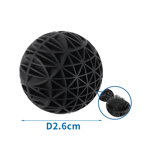 Biokjemisk ball med bomull inni, 2,6 cm