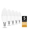 Outlet: Aigostar LED A5 C37 7W, E14 sokkel - 3000K
