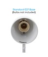 Aigostar Wave - Bordlampe Fleksibel, H280 mm, Hvit