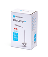 Oppladbar LED Klemmelampe - Hvit, Versjon 2