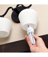 Aigostar LED B5 T3 3U 9W, E27 sokkel - 6400K, Sett med 5 stk