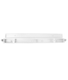 Aigostar LED T8 armatur - 60 cm hvit aluminium, for ett enkelt LED TL-rør